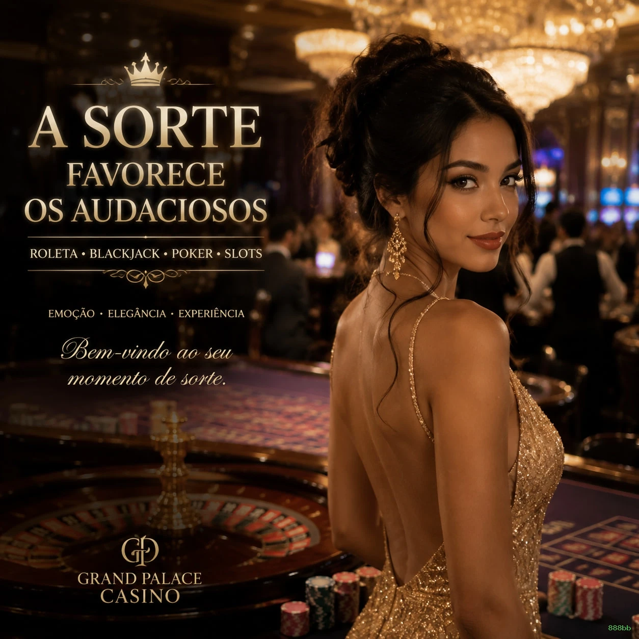 Imagem promocional da 888bb mostrando a plataforma e suas vantagens